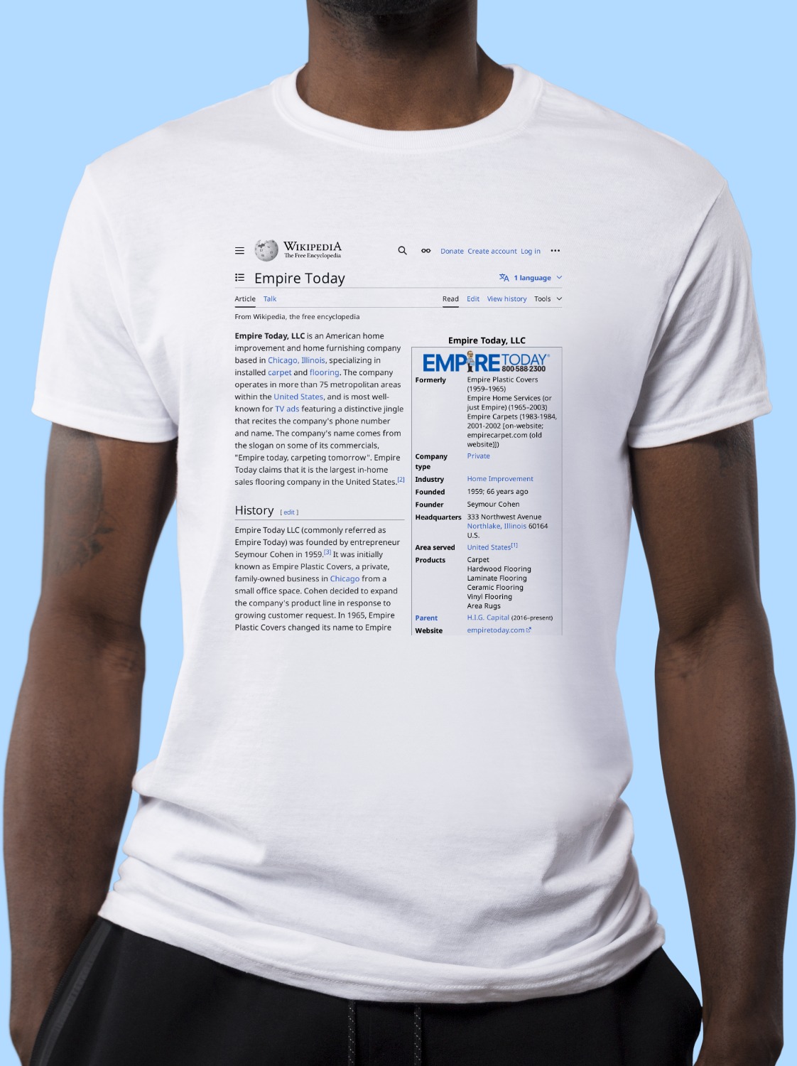 Empire_Today Wikipedia Shirt