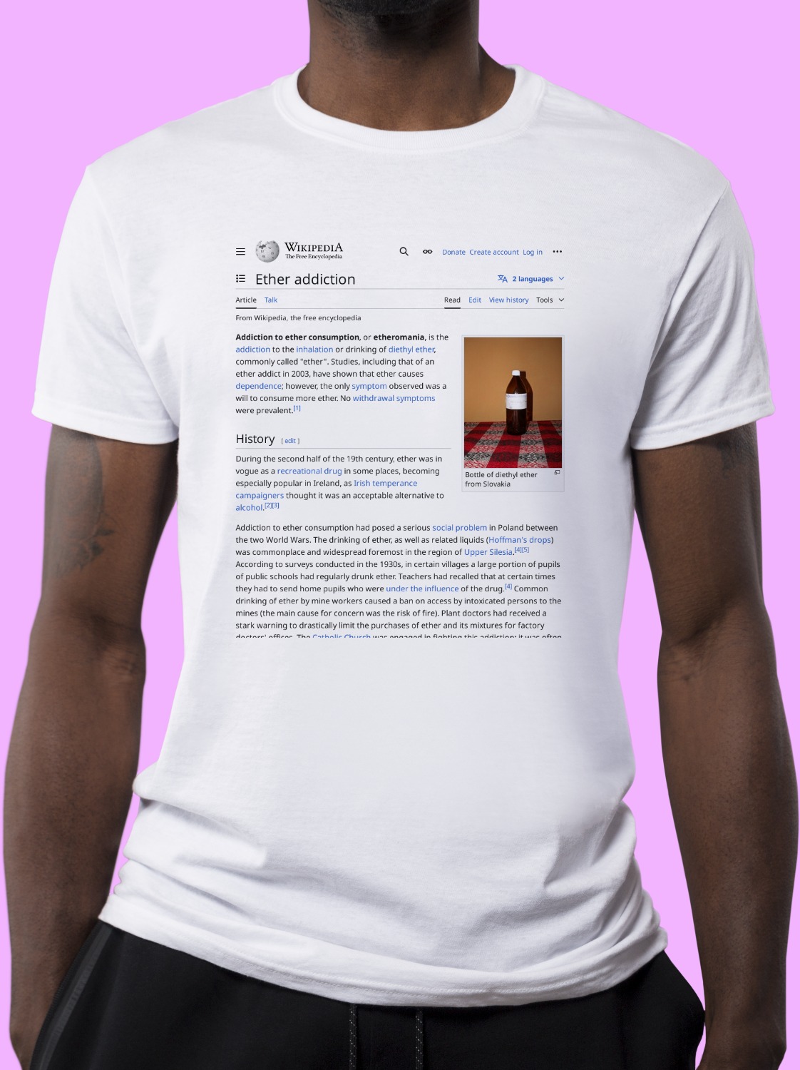 Ether_addiction Wikipedia Shirt