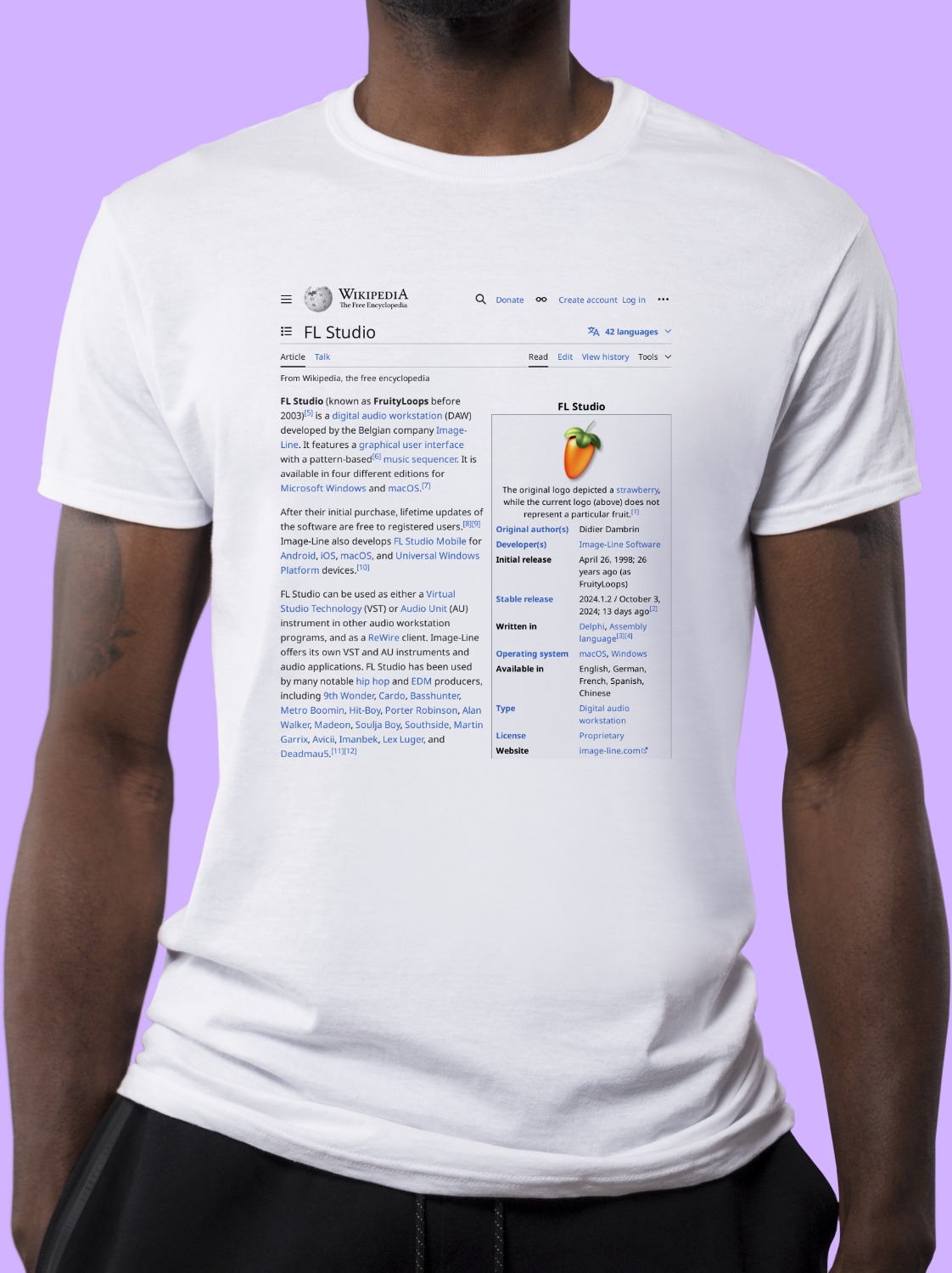 FL_Studio Wikipedia Shirt