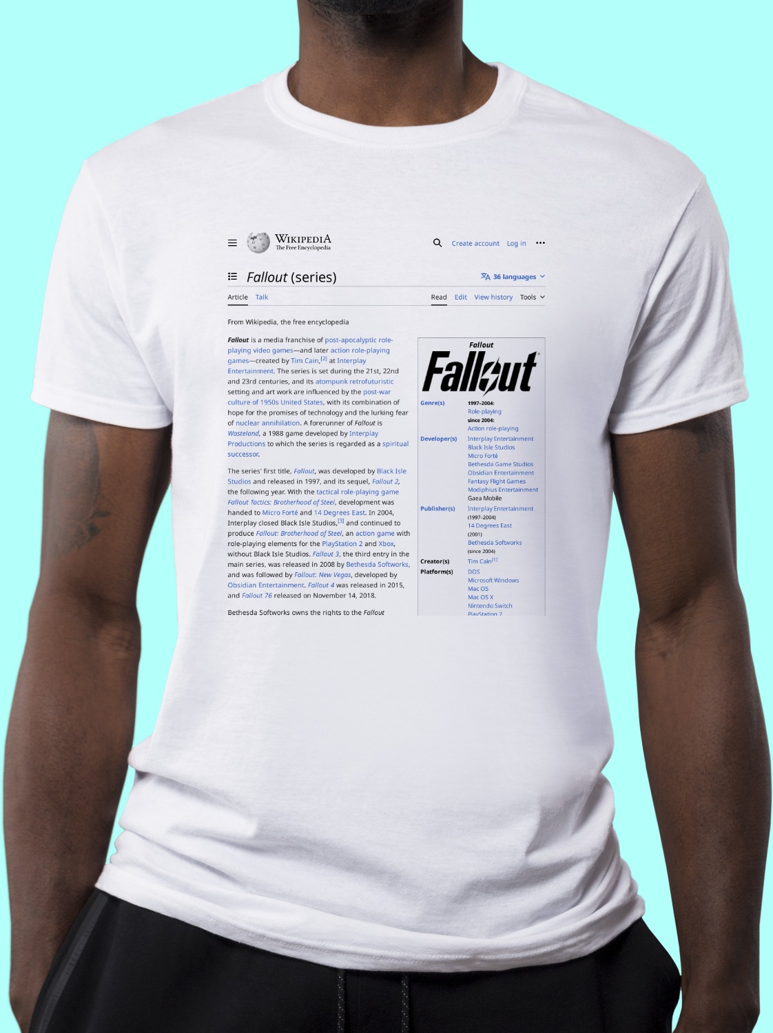 Fallout_(series) Wikipedia Shirt