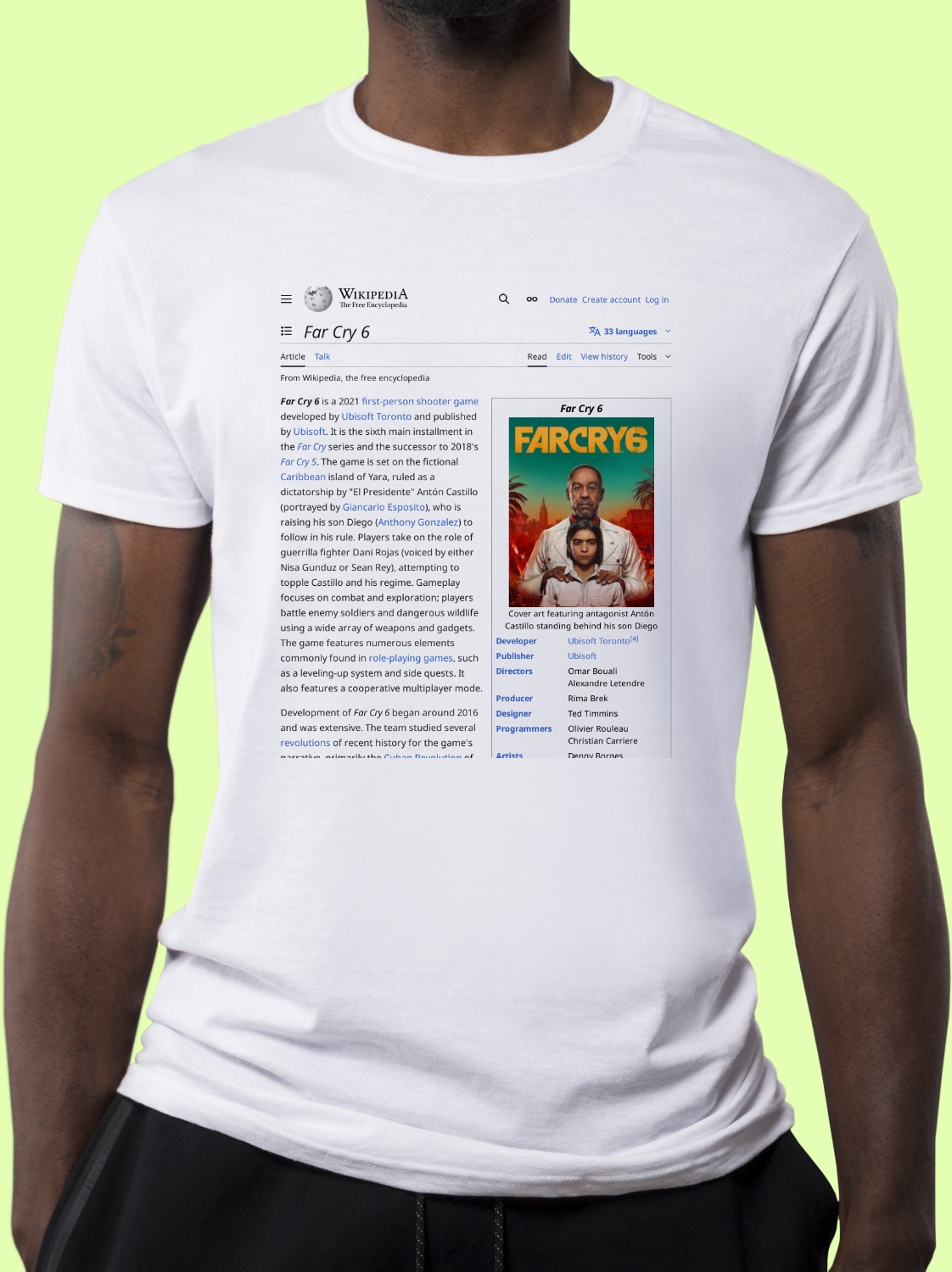 Far_Cry_6 Wikipedia Shirt