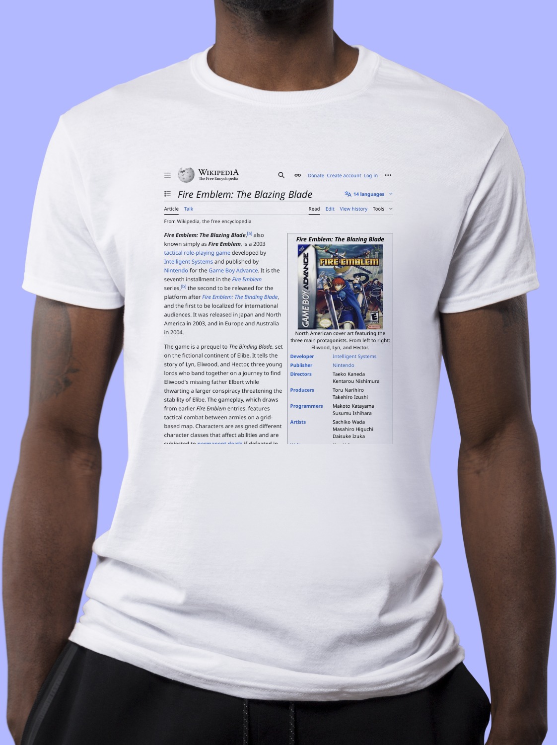 Fire_Emblem:_The_Blazing_Blade Wikipedia Shirt