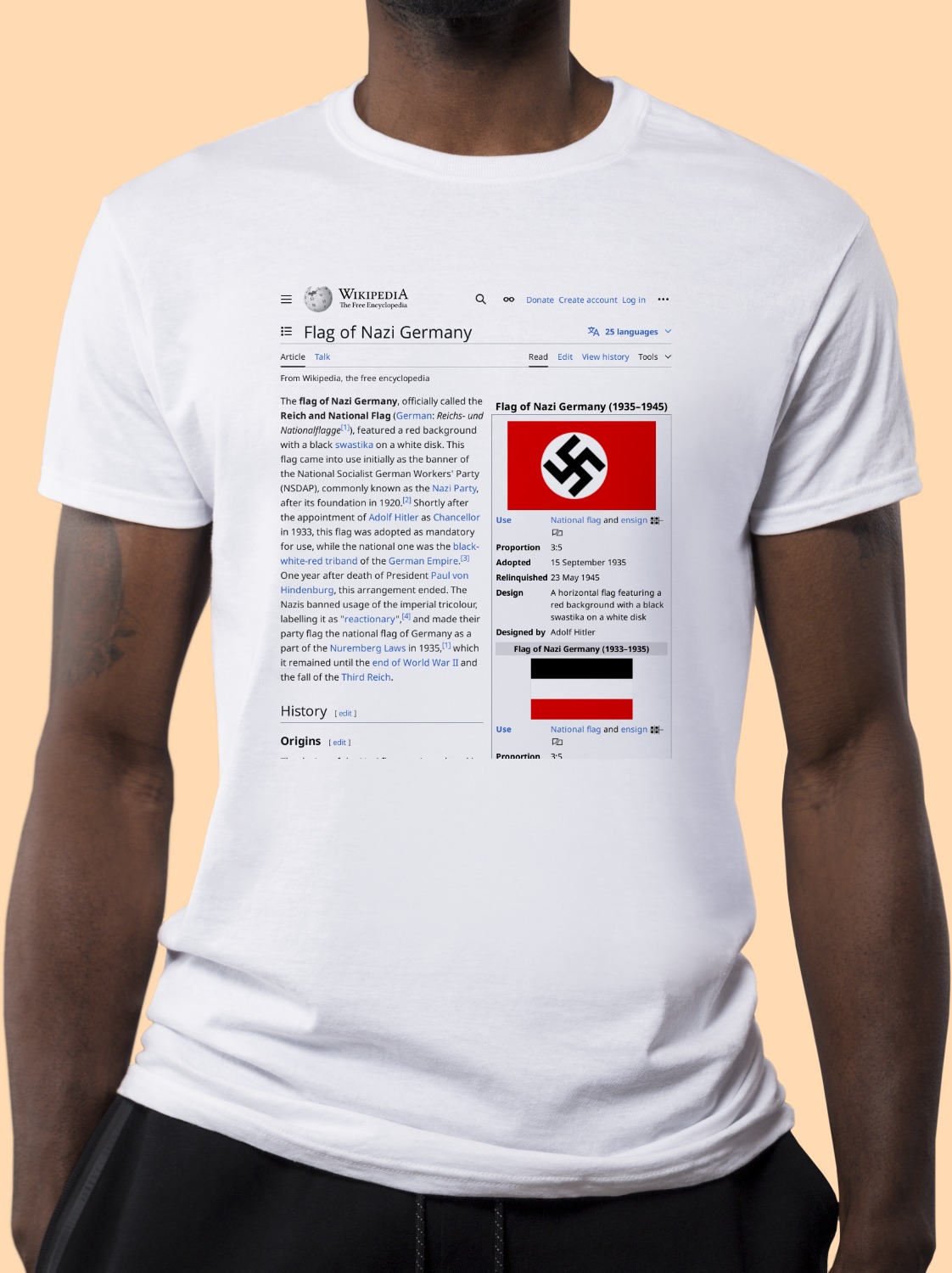 Flag_of_Nazi_Germany Wikipedia Shirt