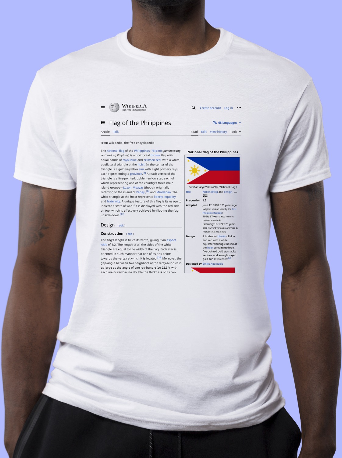 Flag_of_the_Philippines Wikipedia Shirt