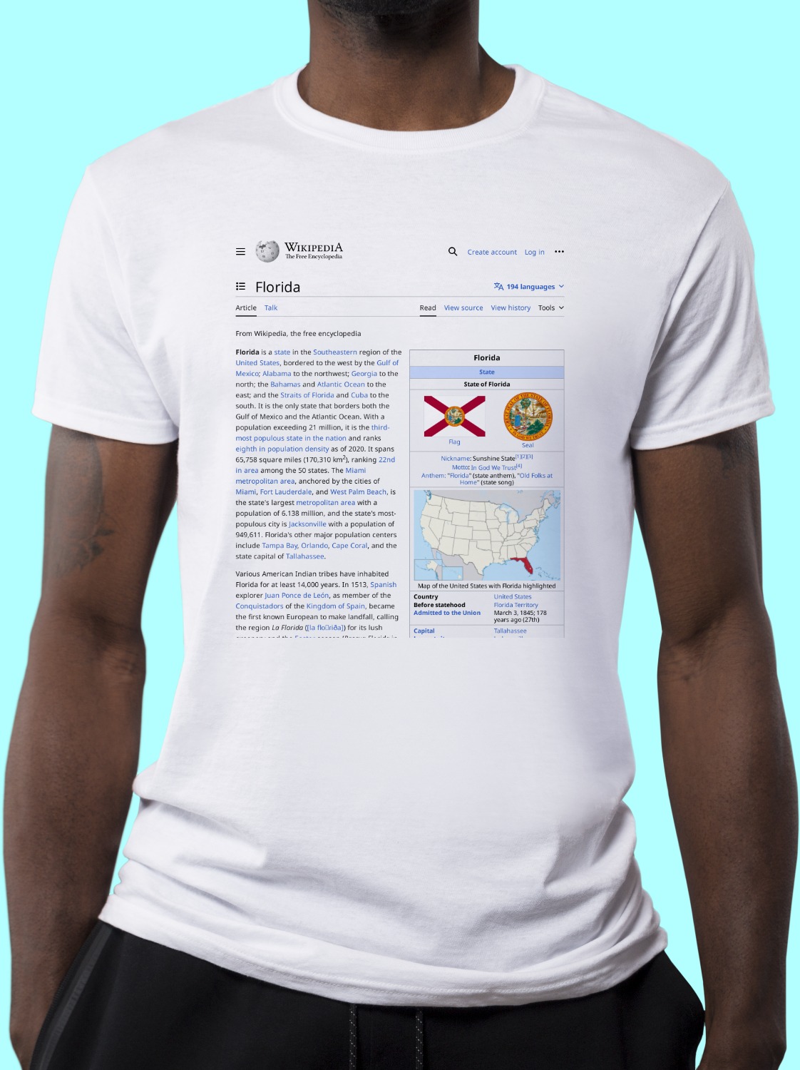 Florida Wikipedia Shirt