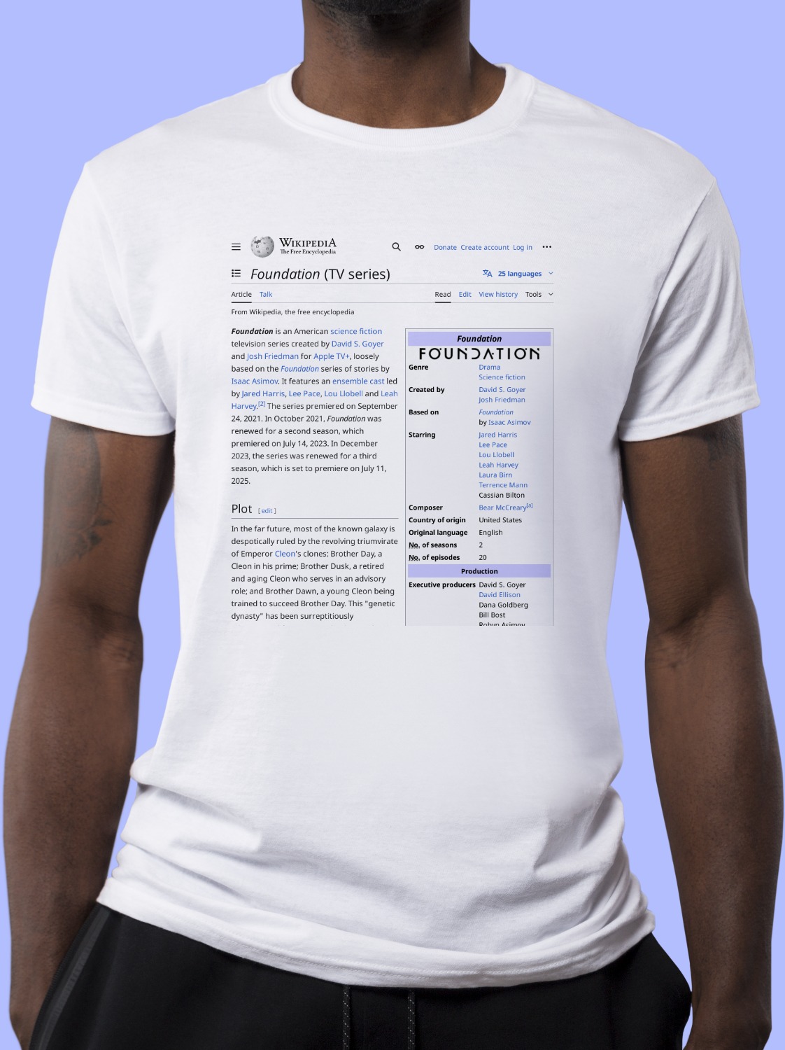 Foundation_(TV_series) Wikipedia Shirt