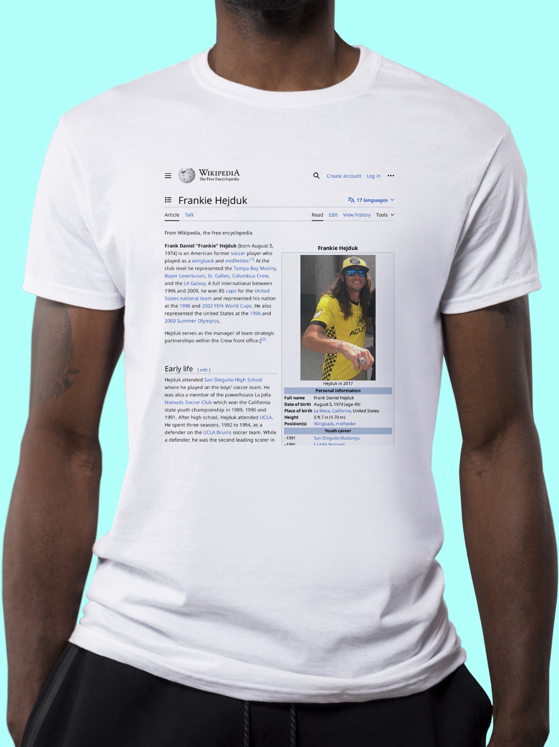 Frankie_Hejduk Wikipedia Shirt