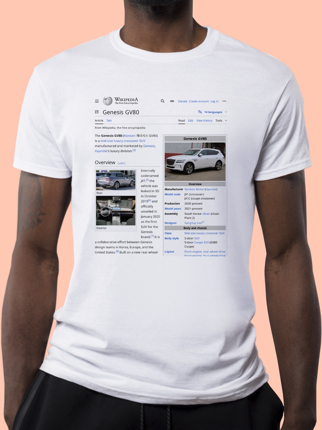 Genesis_GV80 Wikipedia Shirt