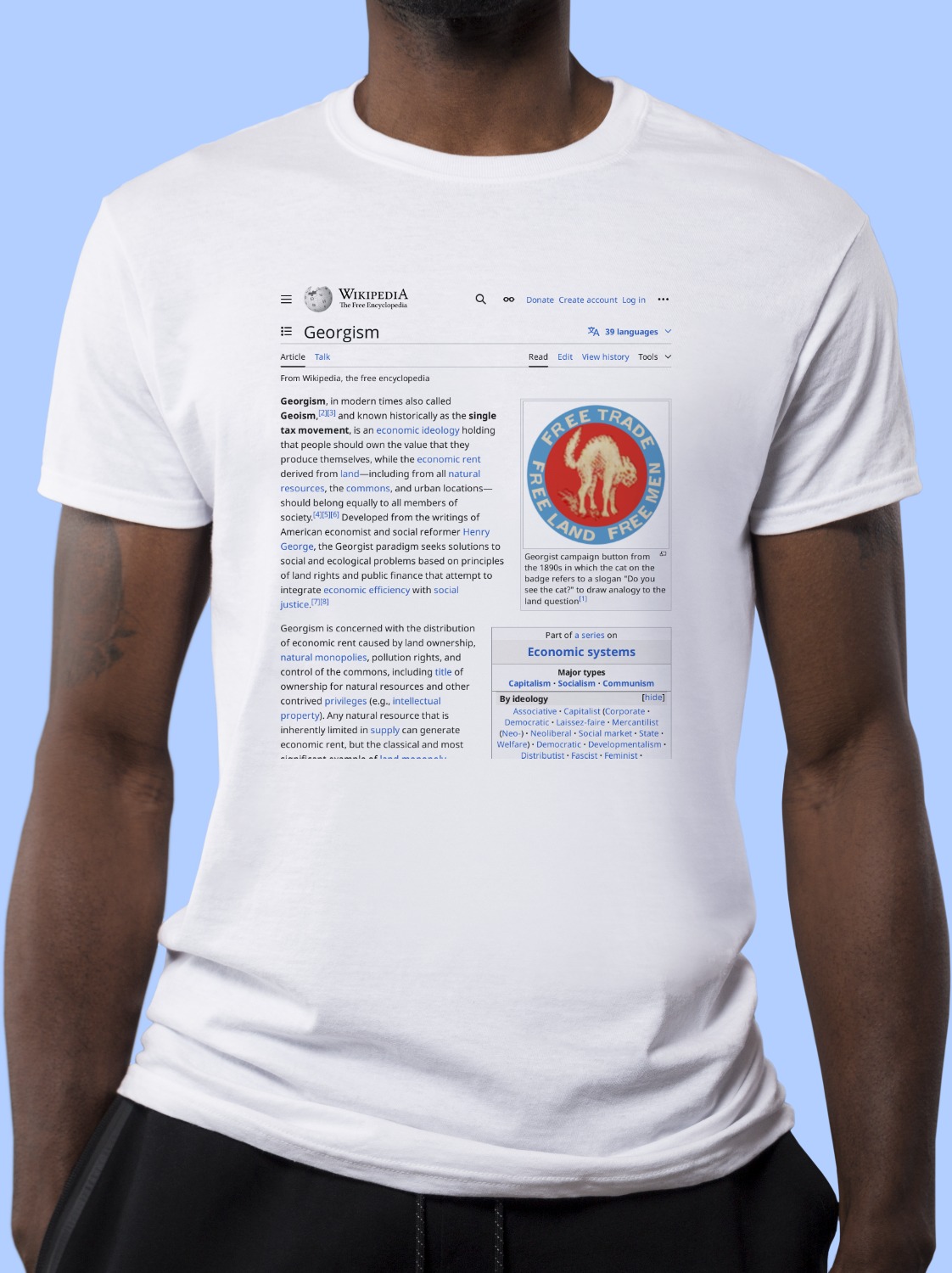 Georgism Wikipedia Shirt