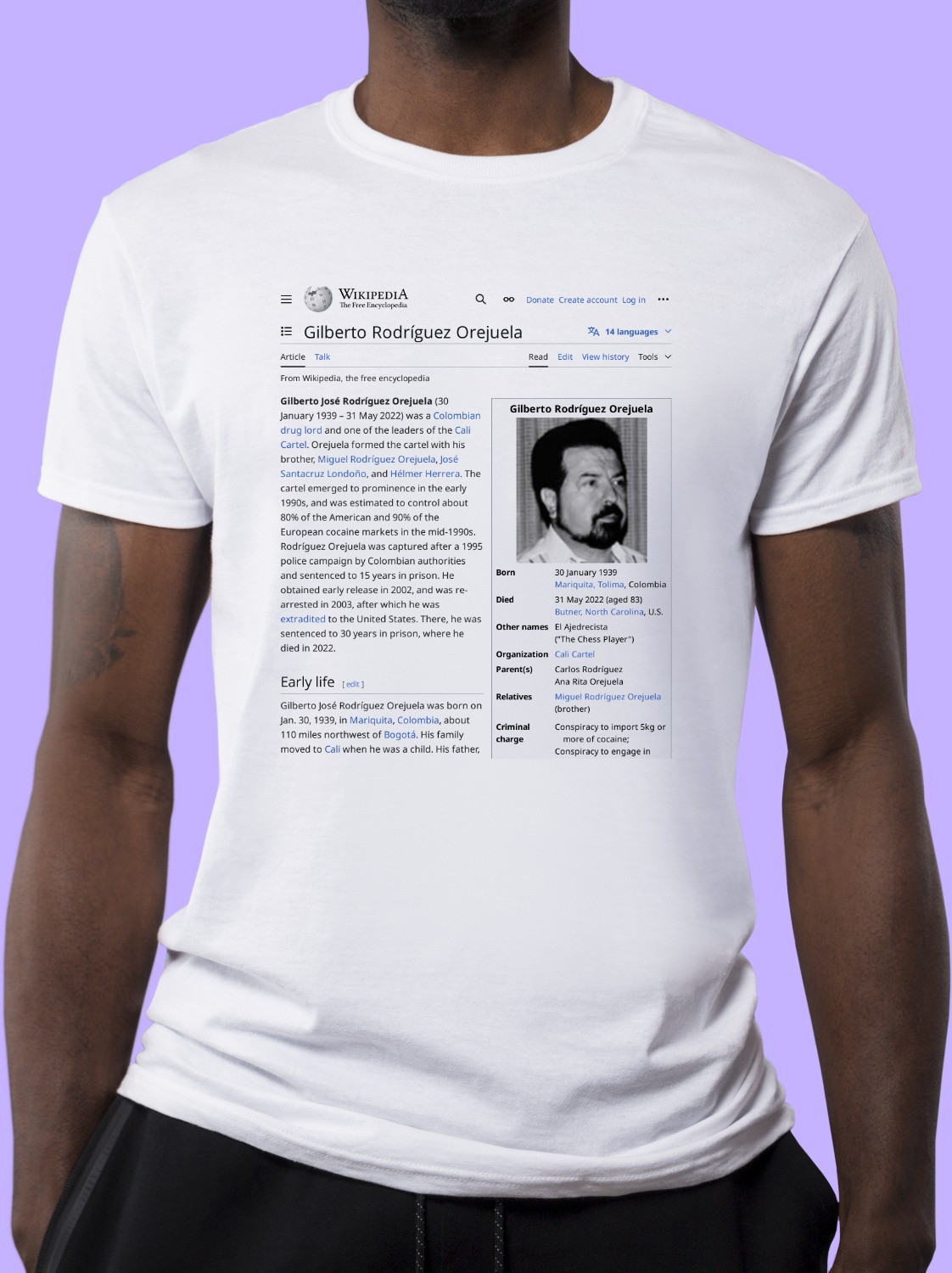 Gilberto_Rodríguez_Orejuela Wikipedia Shirt