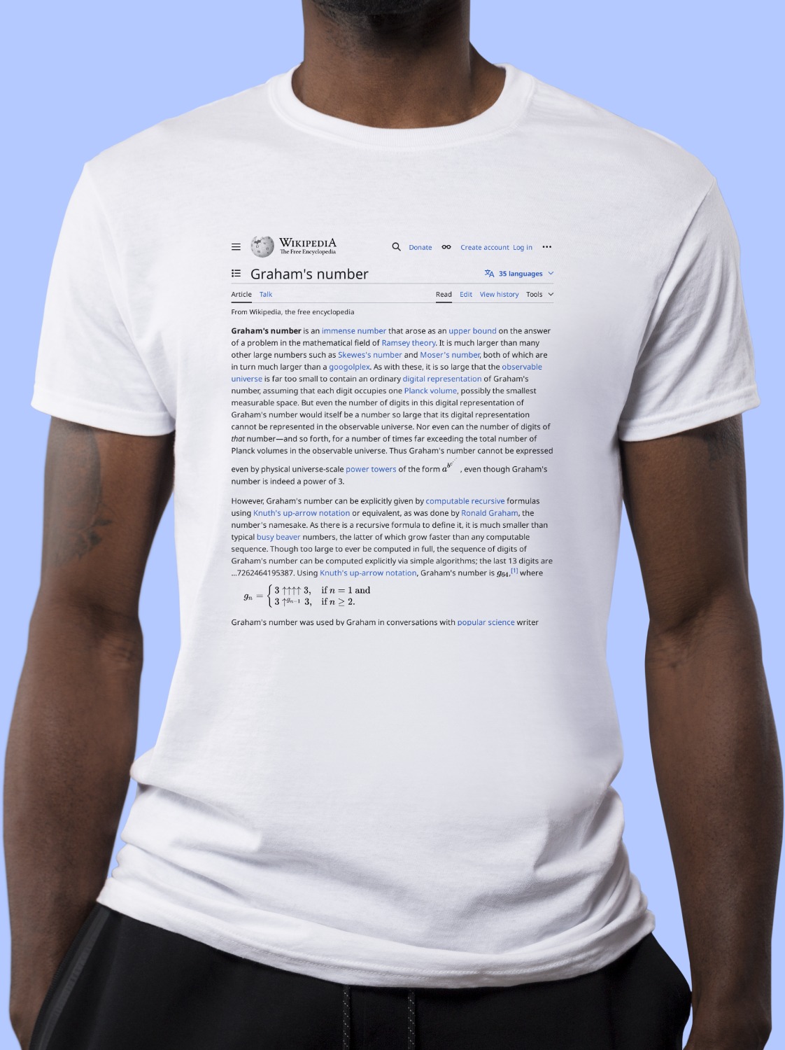 Graham's_number Wikipedia Shirt