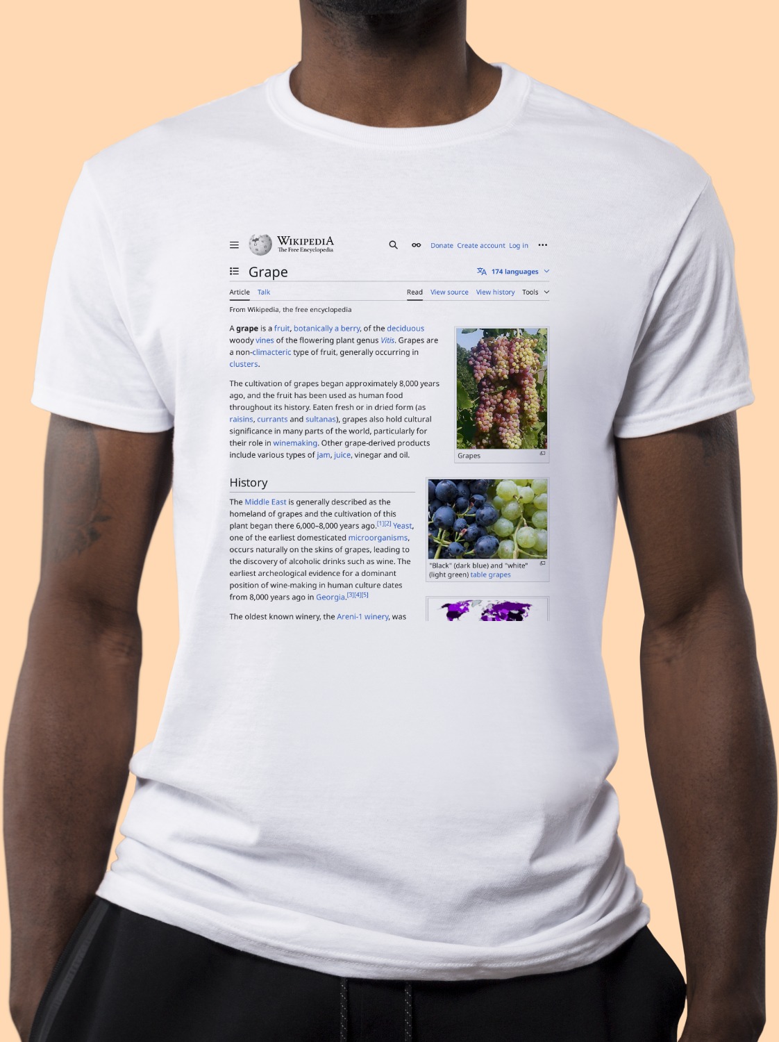 Grape Wikipedia Shirt