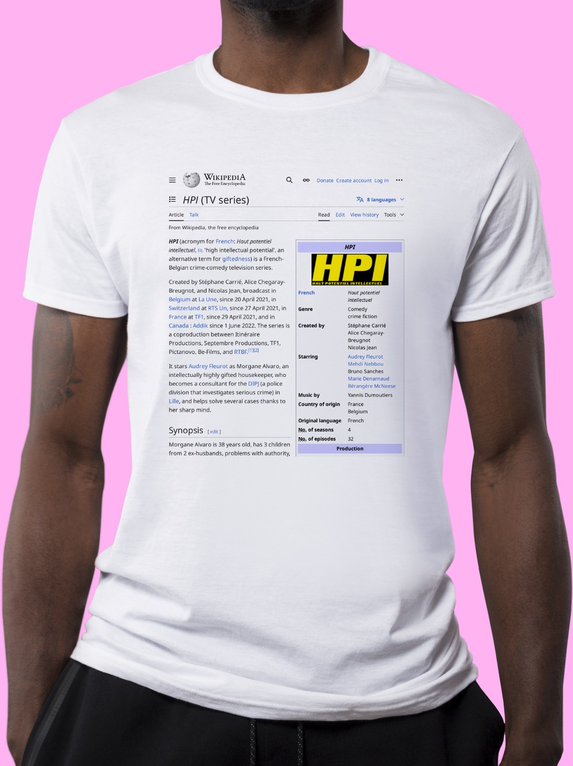 HPI_(TV_series) Wikipedia Shirt