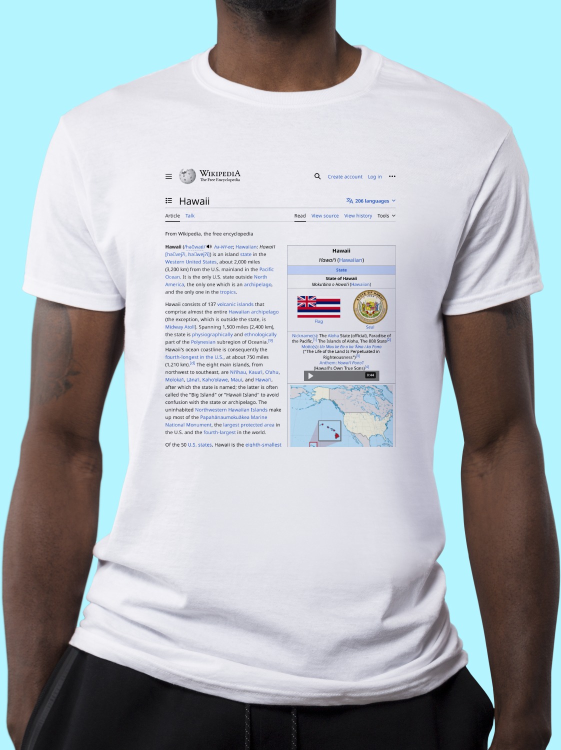 Hawaii Wikipedia Shirt