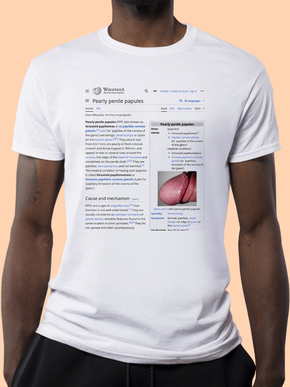 Hirsuties_coronae_glandis Wikipedia Shirt