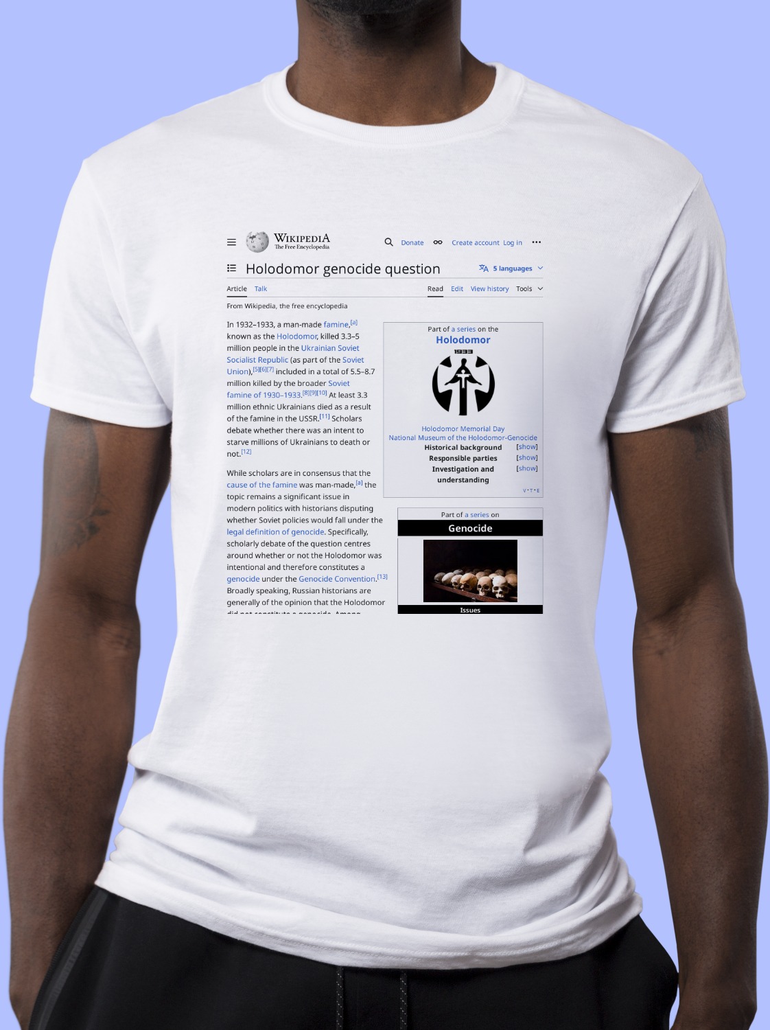 Holodomor_genocide_question Wikipedia Shirt