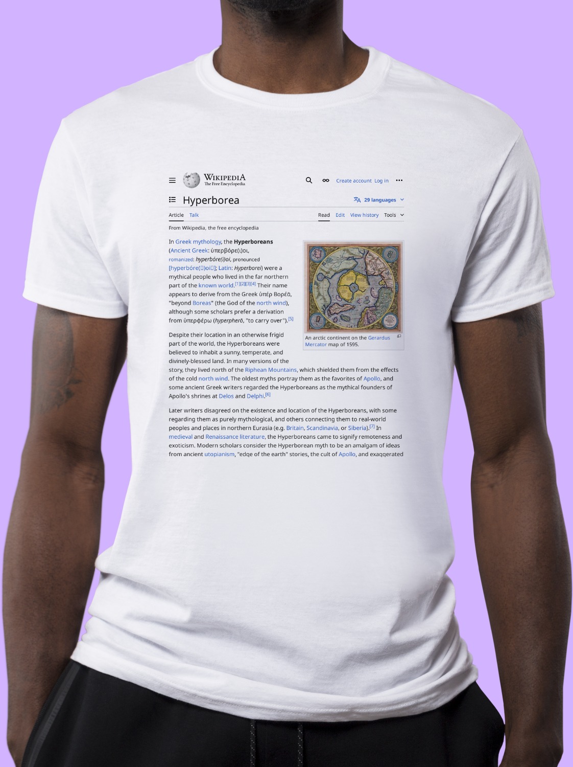 Hyperborea Wikipedia Shirt