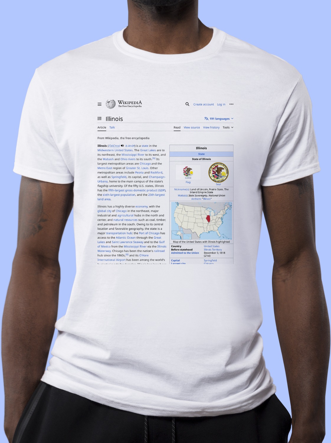 Illinois Wikipedia Shirt