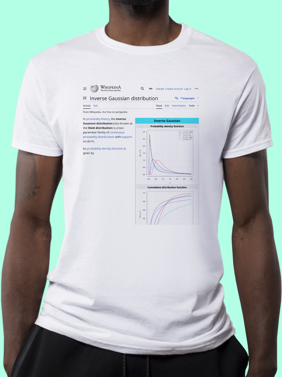 Inverse_Gaussian_distribution Wikipedia Shirt