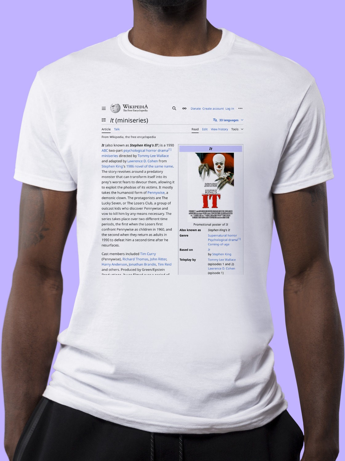 It_(miniseries) Wikipedia Shirt