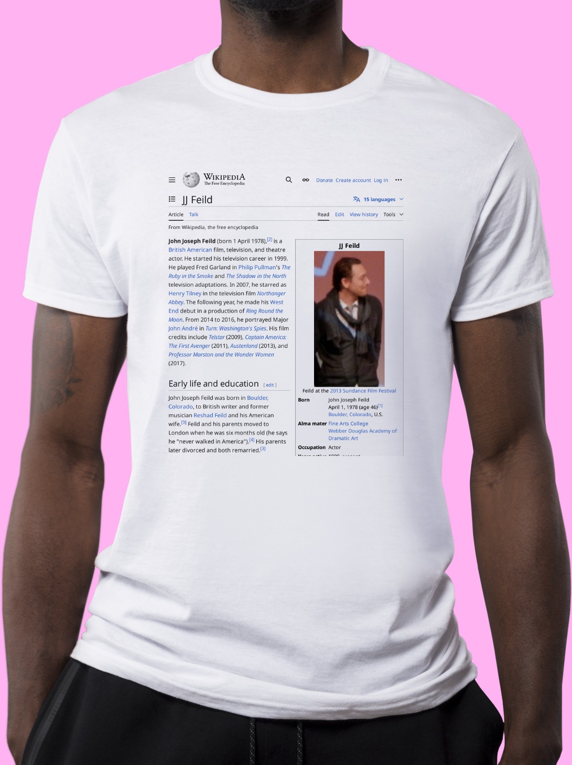 JJ_Feild Wikipedia Shirt