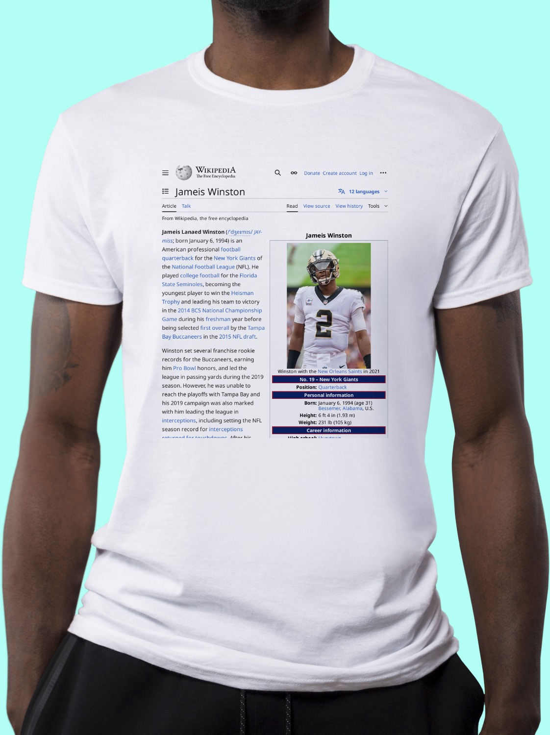 Jameis_Winston Wikipedia Shirt