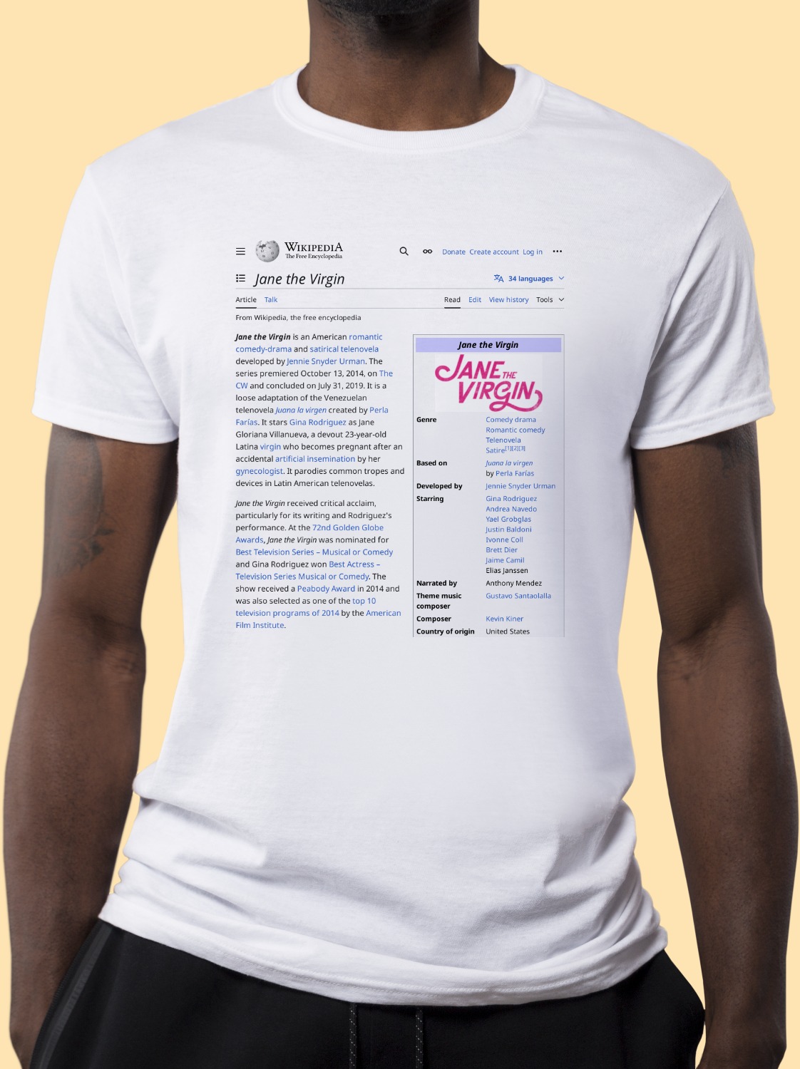 Jane_the_Virgin Wikipedia Shirt