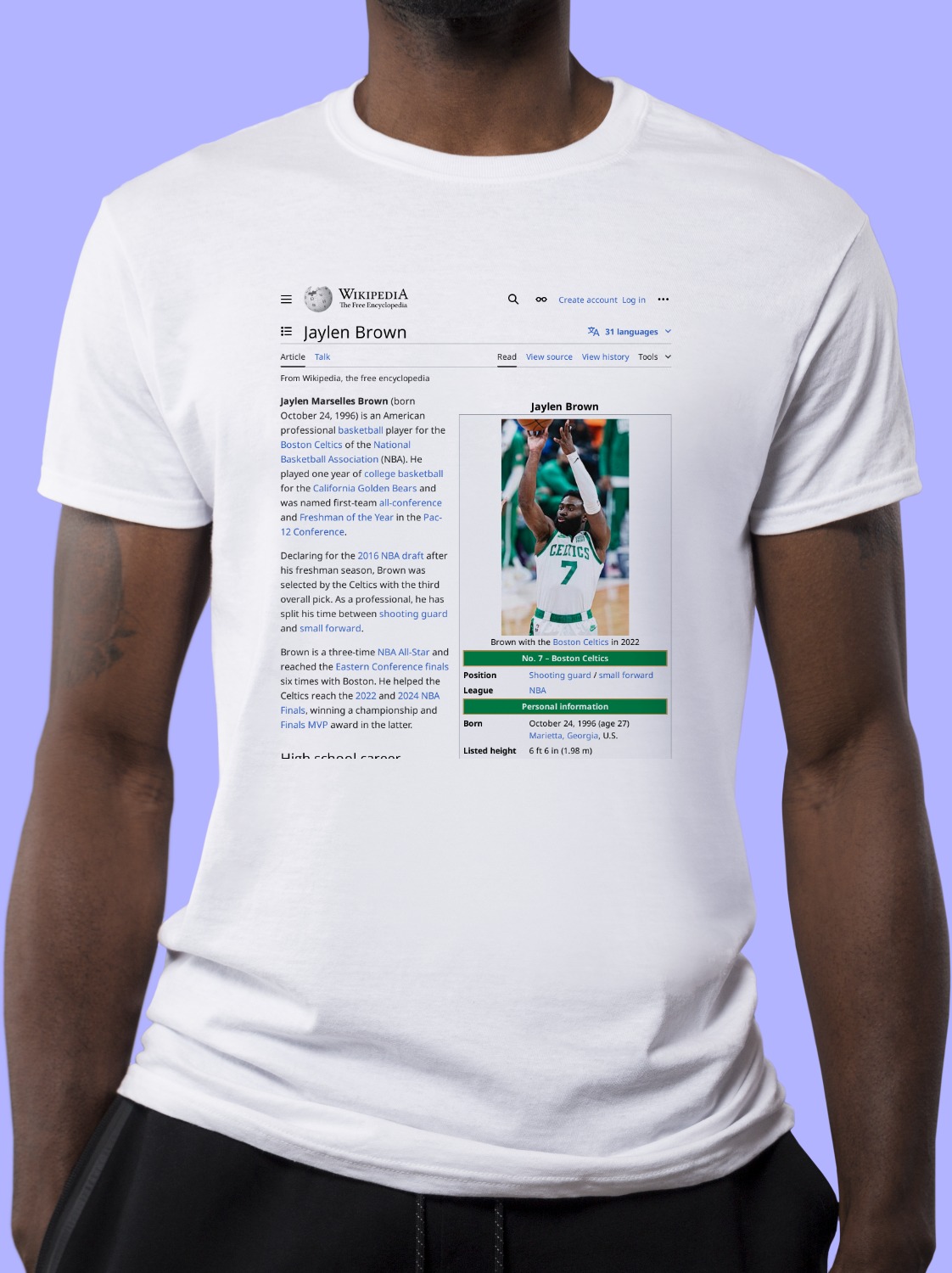 Jaylen_Brown Wikipedia Shirt