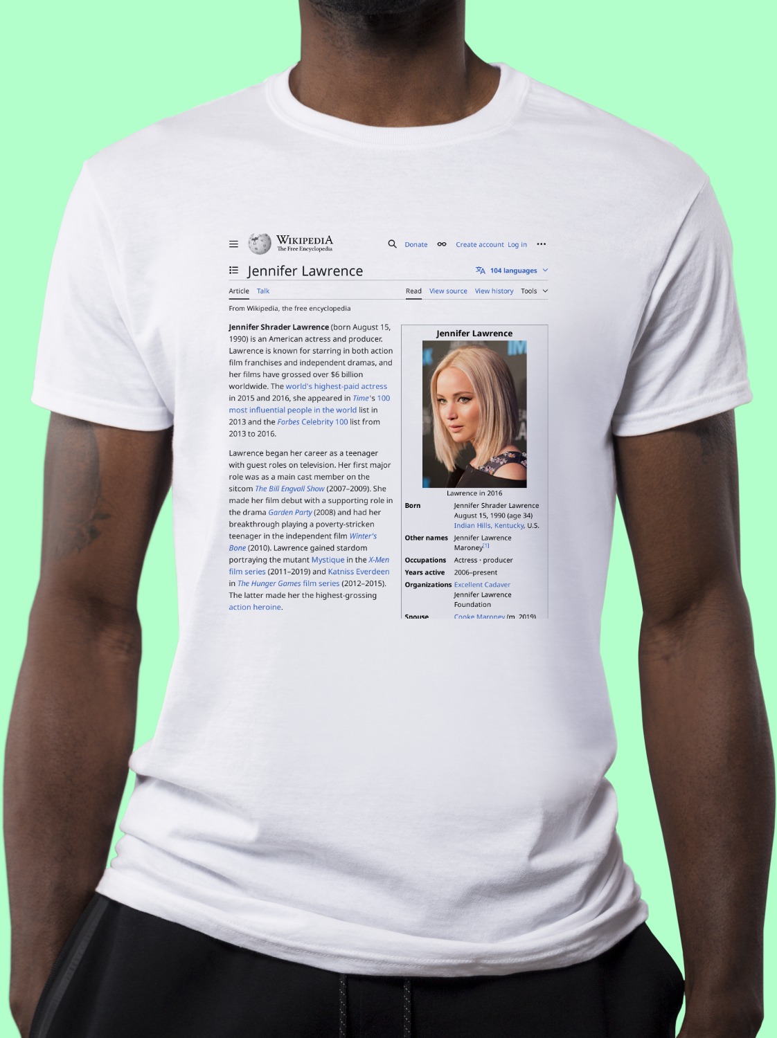 Jennifer_Lawrence Wikipedia Shirt