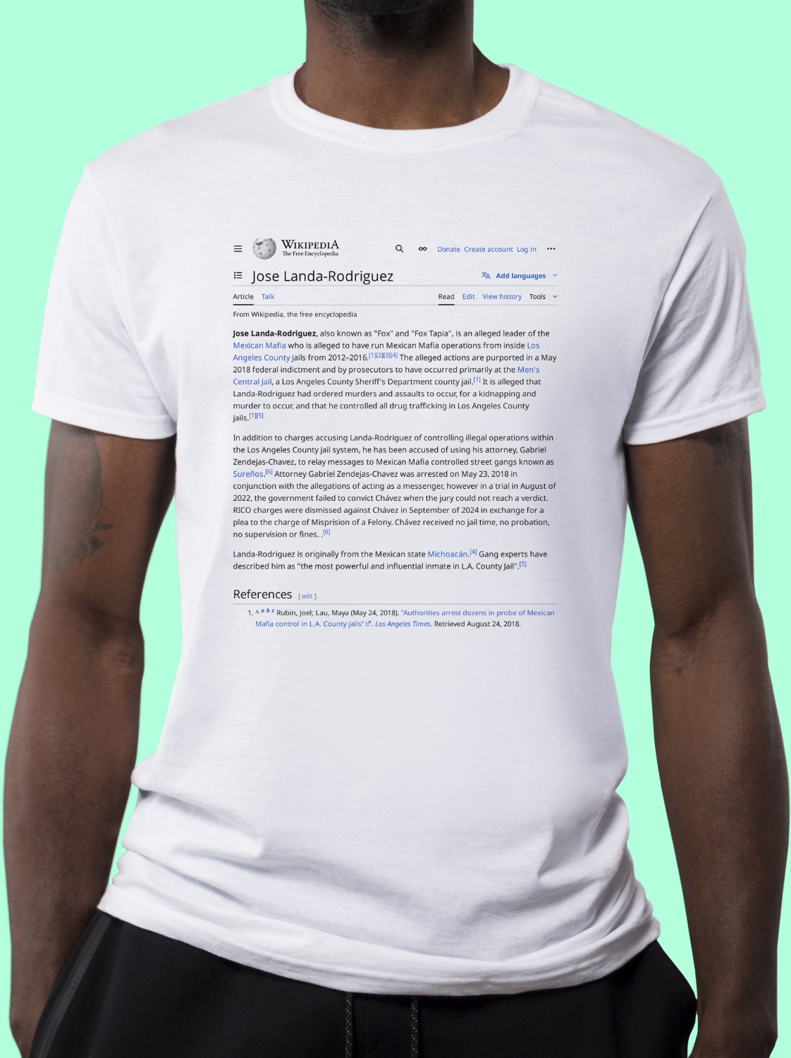 Jose_Landa-Rodriguez Wikipedia Shirt