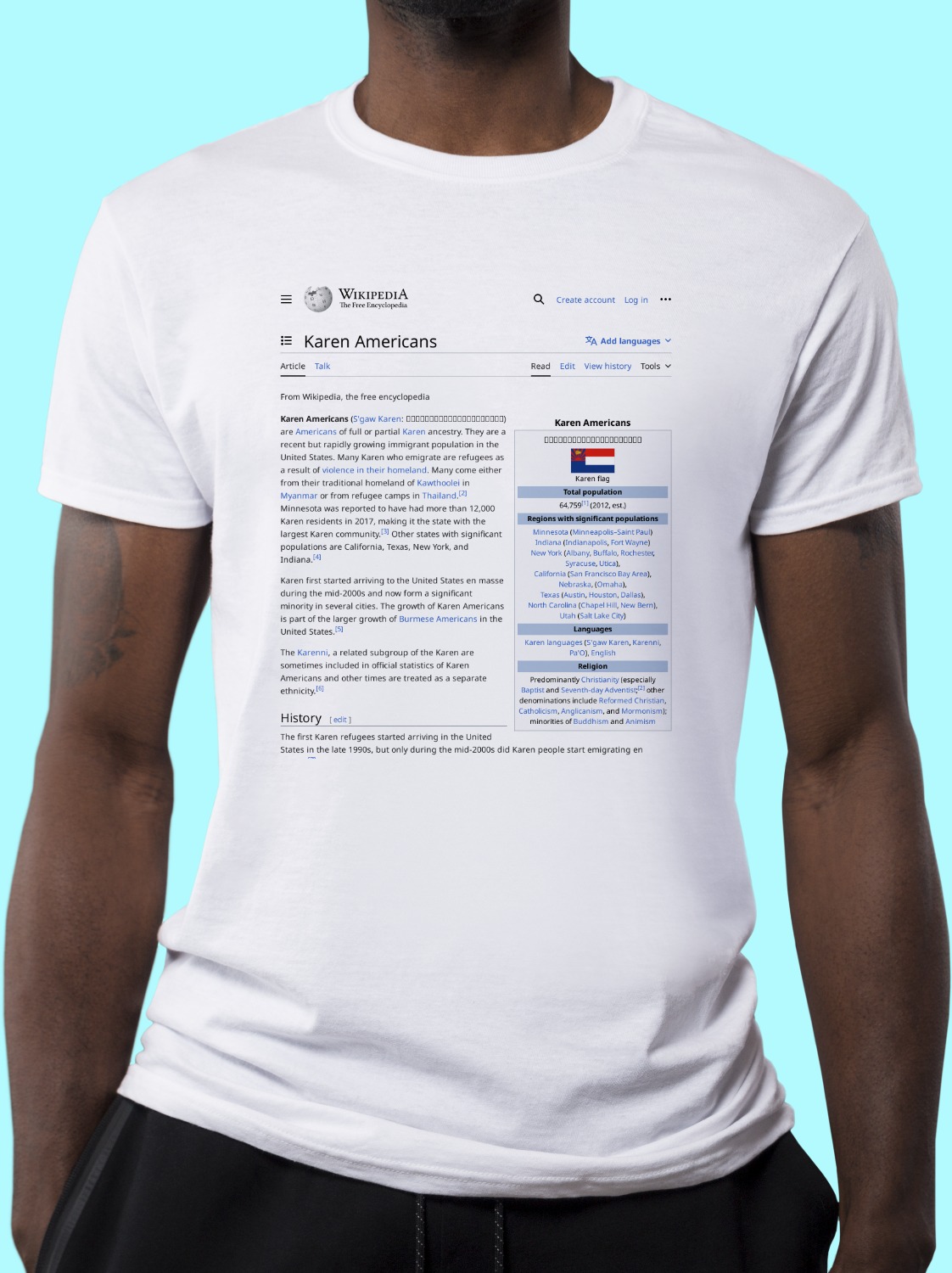 Karen_Americans Wikipedia Shirt