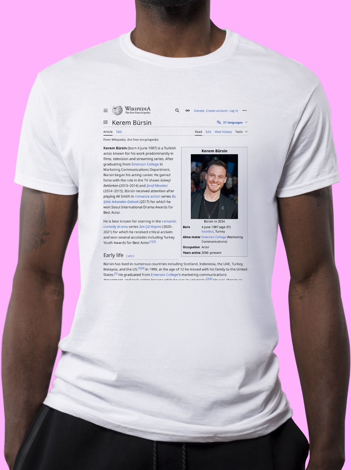 Kerem_Bürsin Wikipedia Shirt