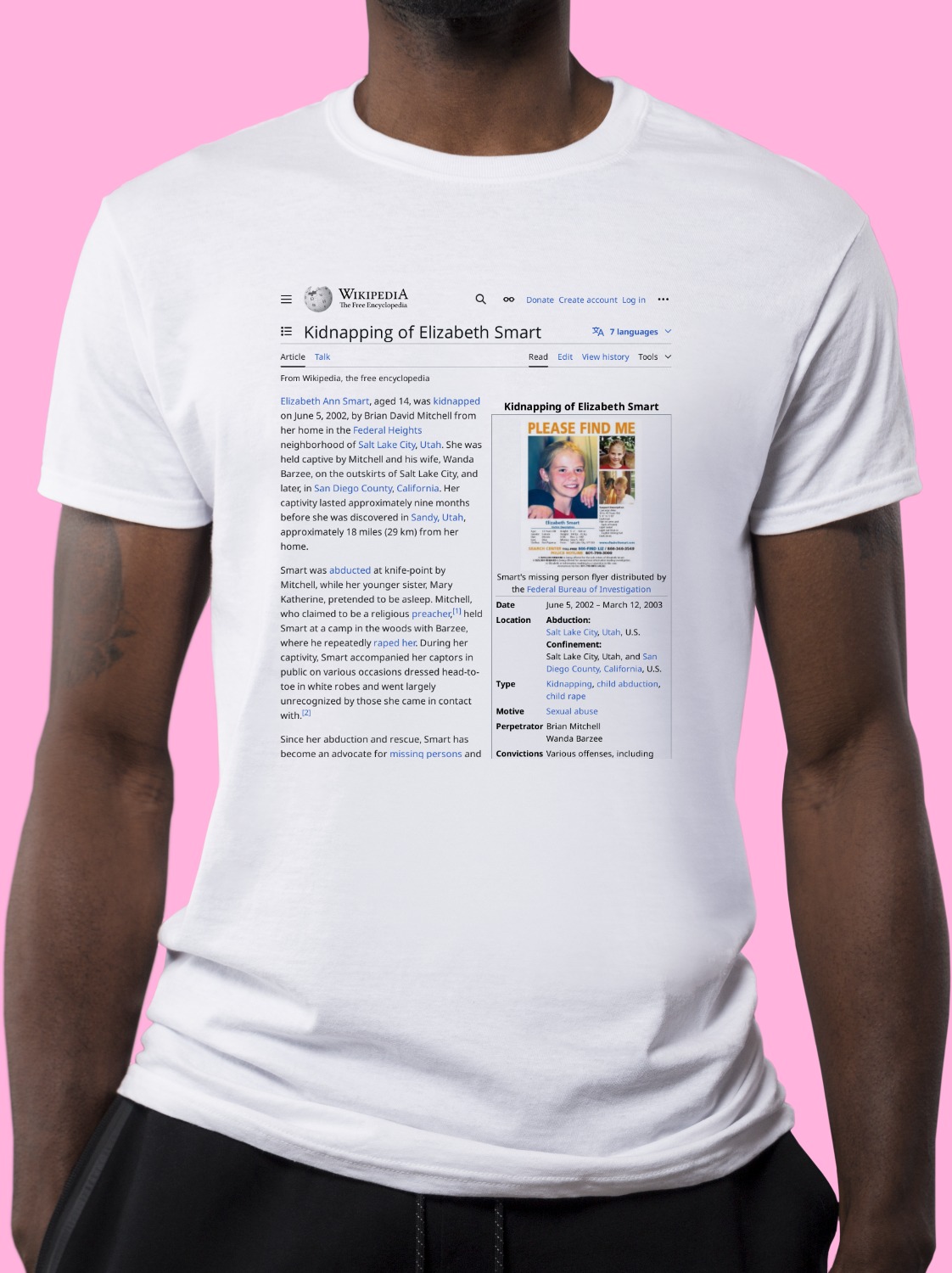 Kidnapping_of_Elizabeth_Smart Wikipedia Shirt