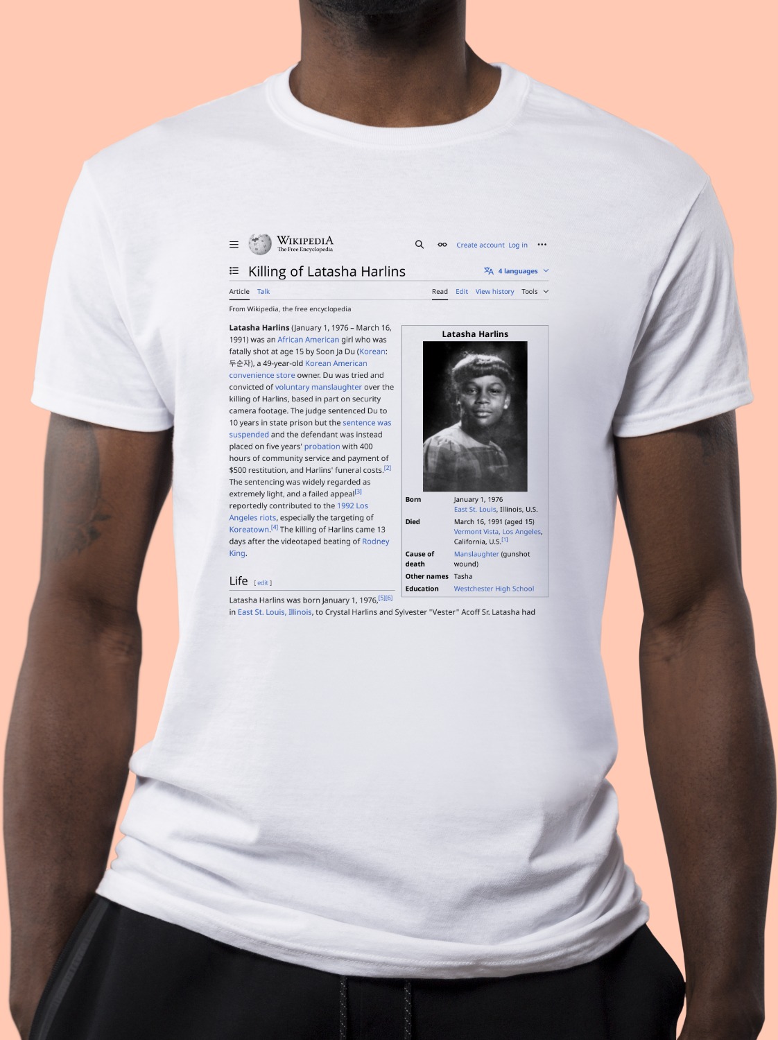 Killing_of_Latasha_Harlins Wikipedia Shirt