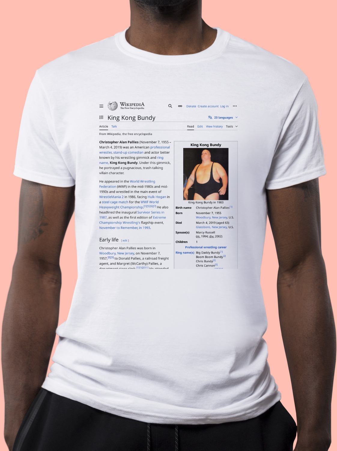 King_Kong_Bundy Wikipedia Shirt