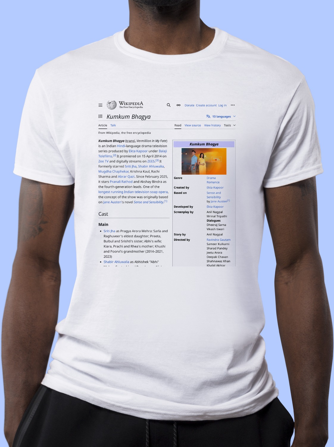Kumkum_Bhagya Wikipedia Shirt