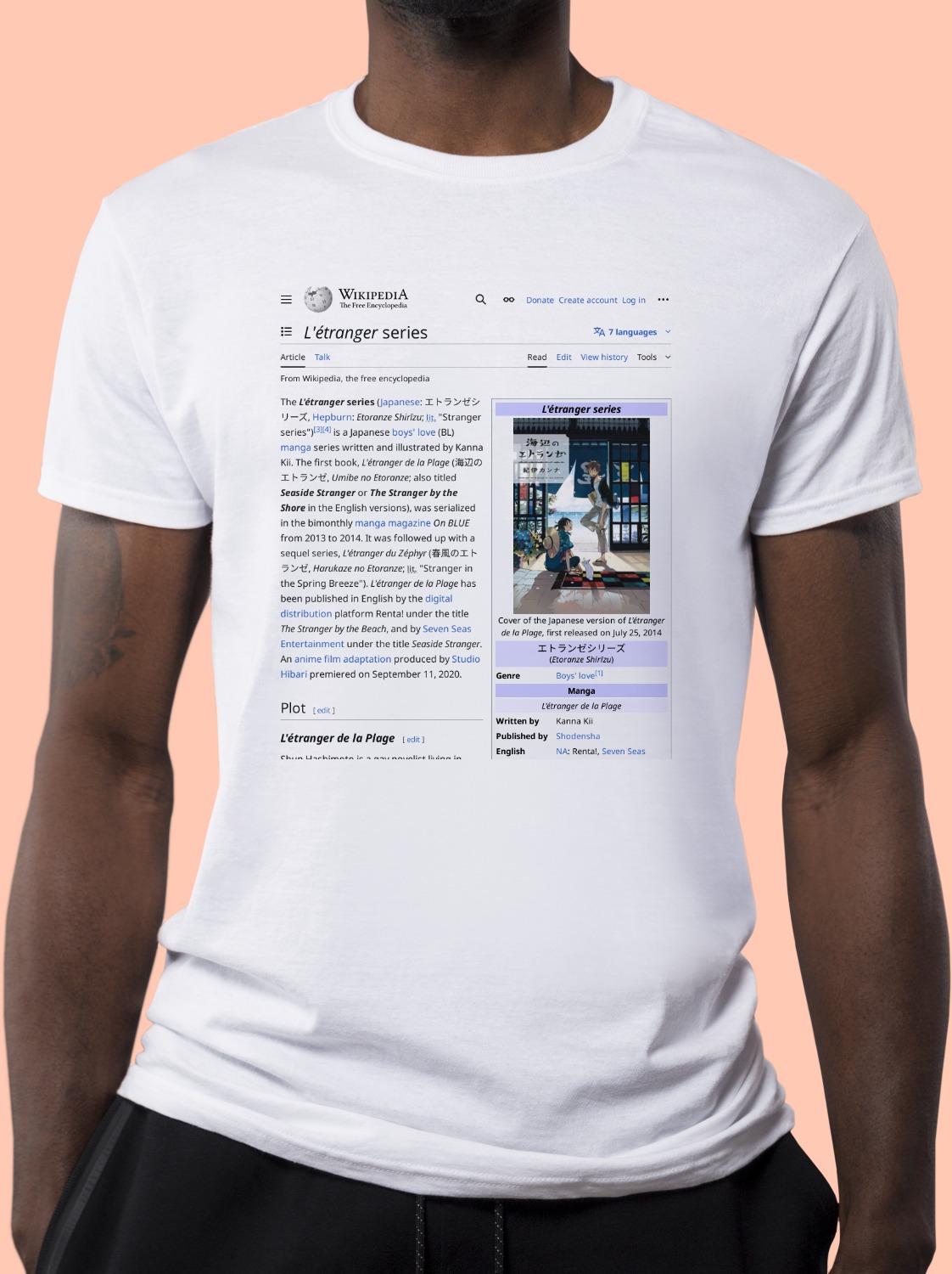 L'étranger_series Wikipedia Shirt