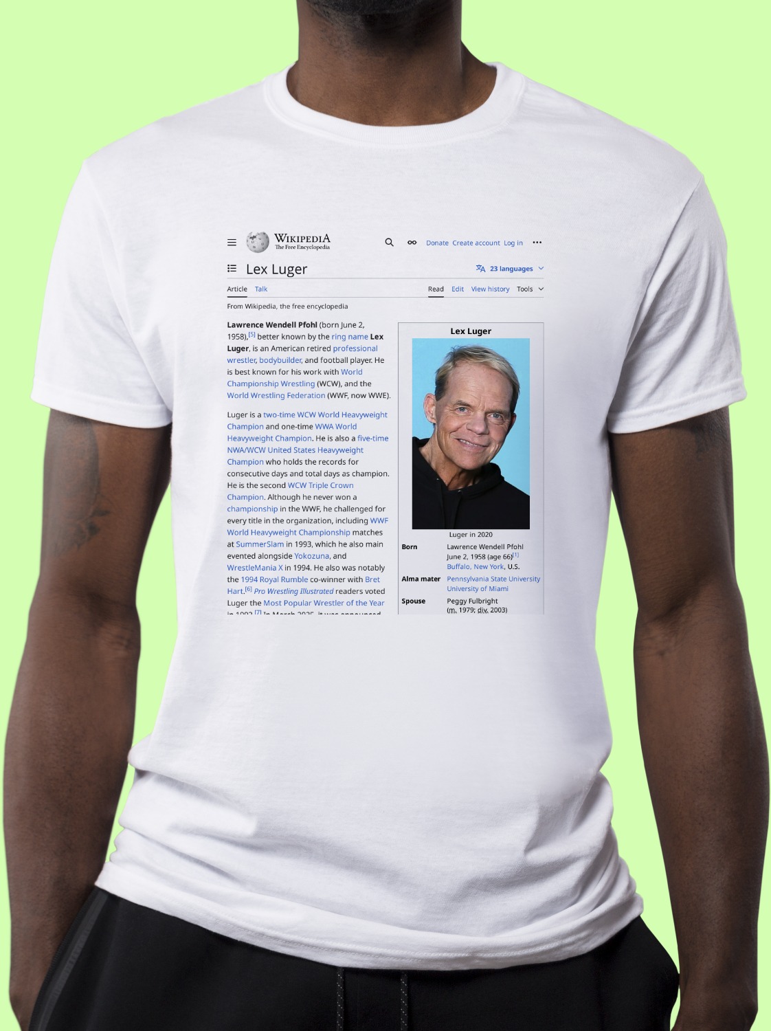 Lex_Luger Wikipedia Shirt