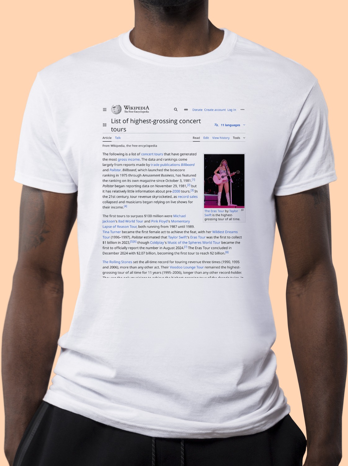List_of_highest-grossing_concert_tours Wikipedia Shirt