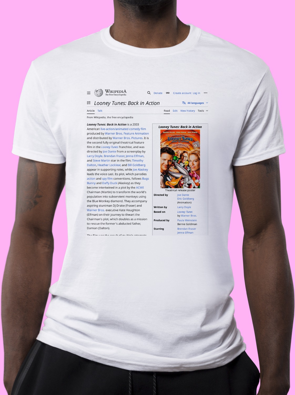 Looney_Tunes:_Back_in_Action Wikipedia Shirt