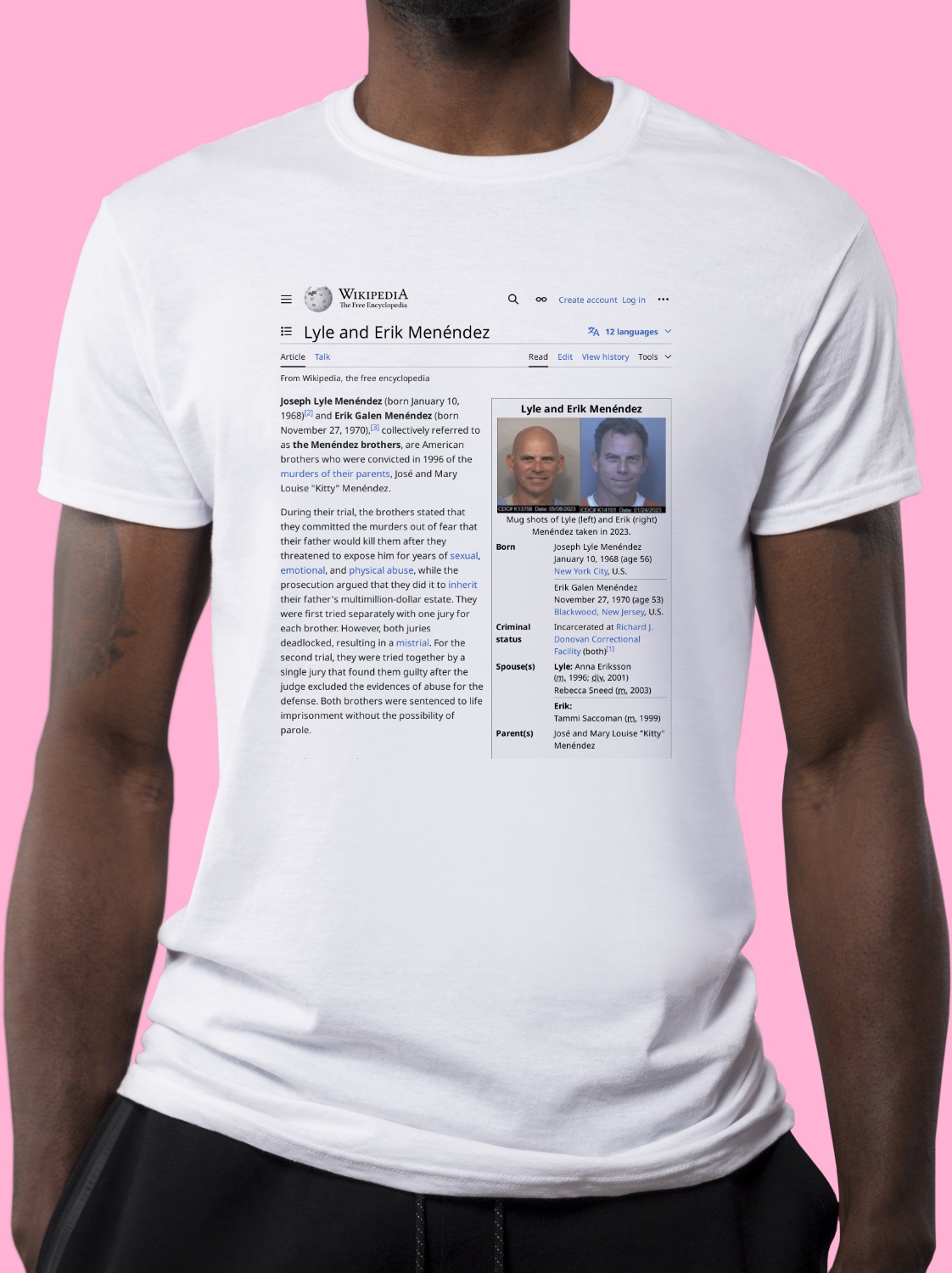 Lyle_and_Erik_Menendez Wikipedia Shirt