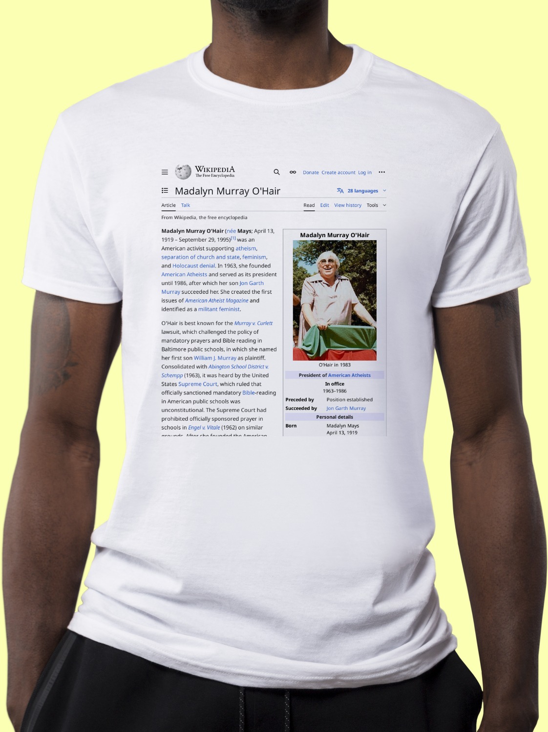 Madalyn_Murray_O'Hair Wikipedia Shirt