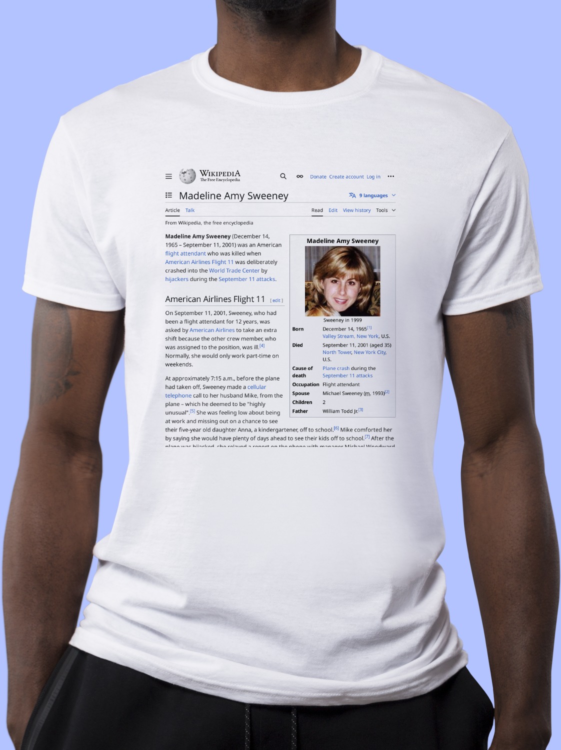 Madeline_Amy_Sweeney Wikipedia Shirt