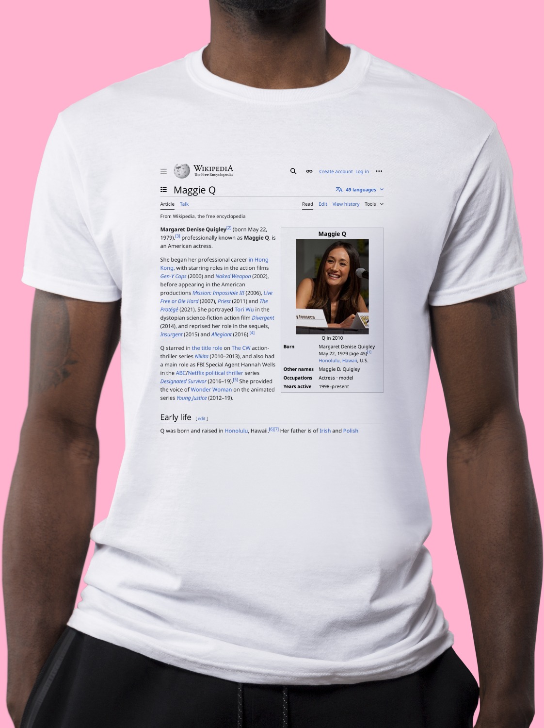 Maggie_Q Wikipedia Shirt