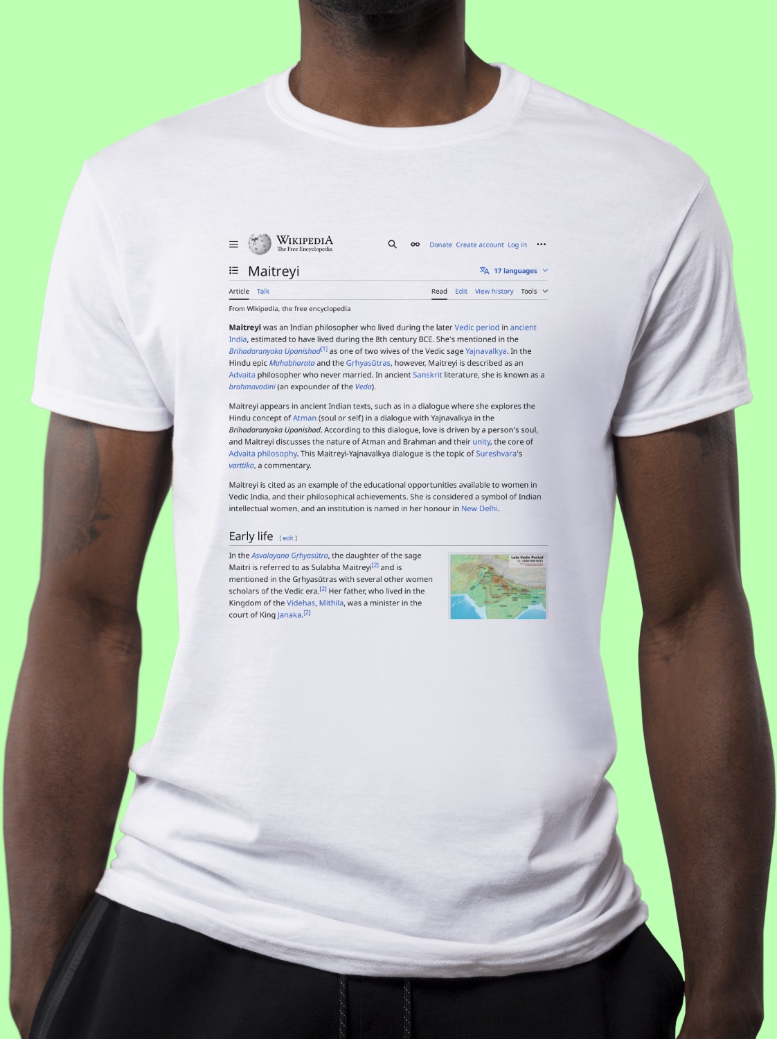 Maitreyi Wikipedia Shirt