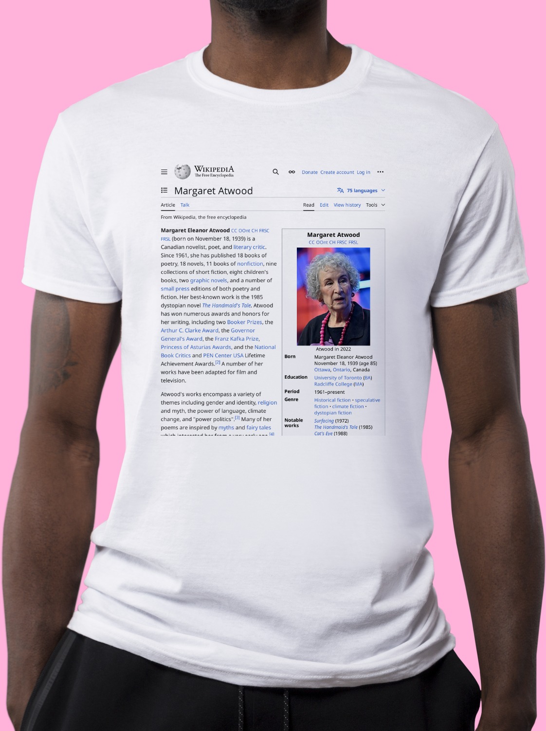Margaret_Atwood Wikipedia Shirt