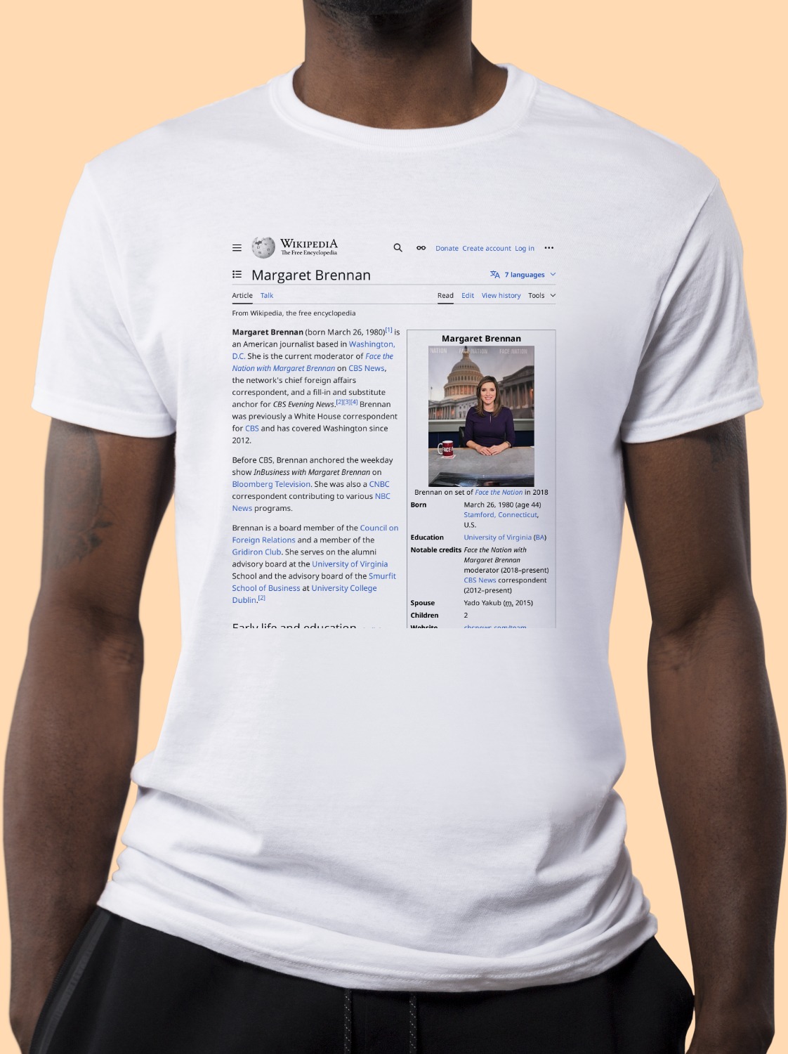 Margaret_Brennan Wikipedia Shirt