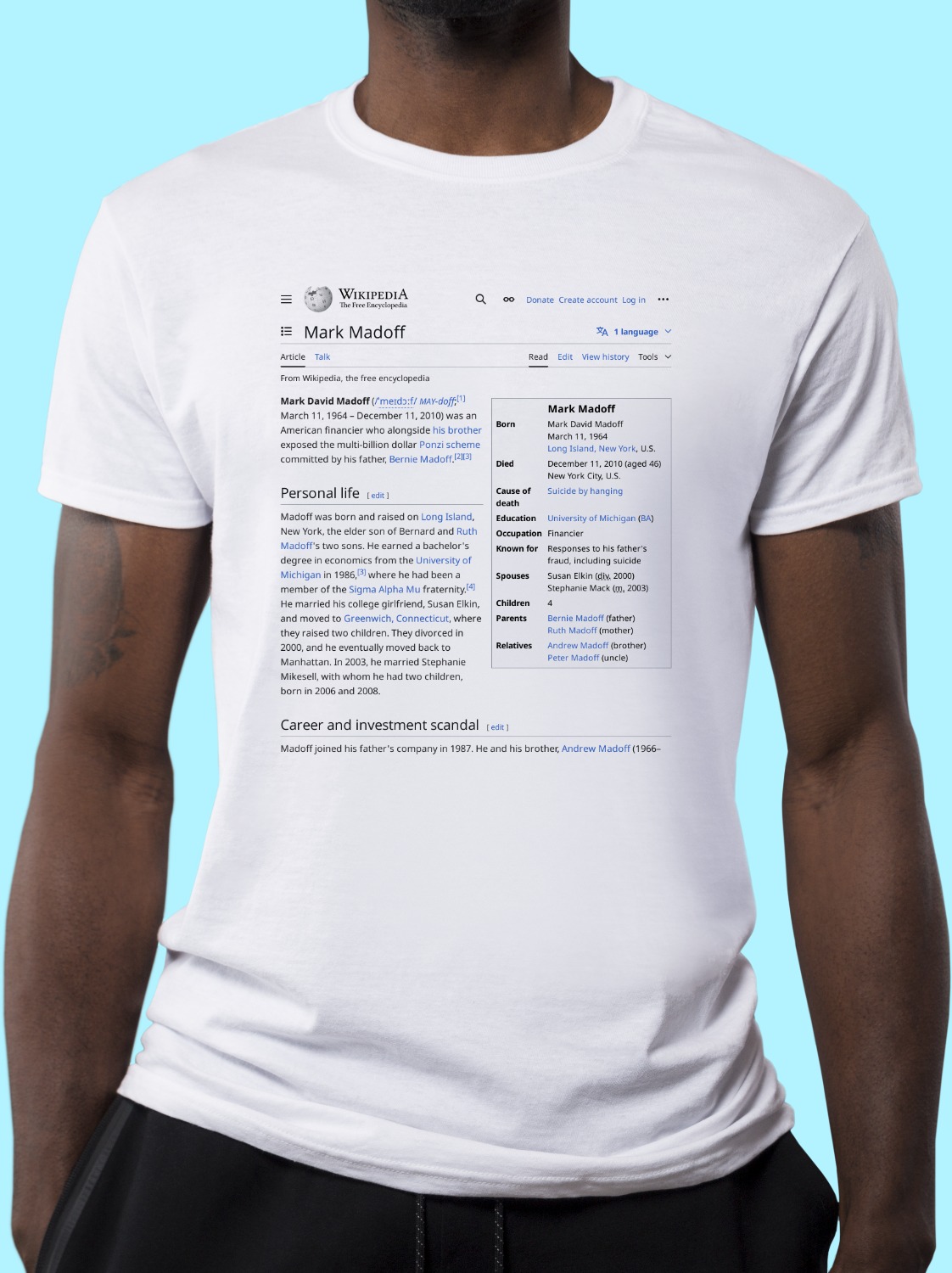 Mark_Madoff Wikipedia Shirt