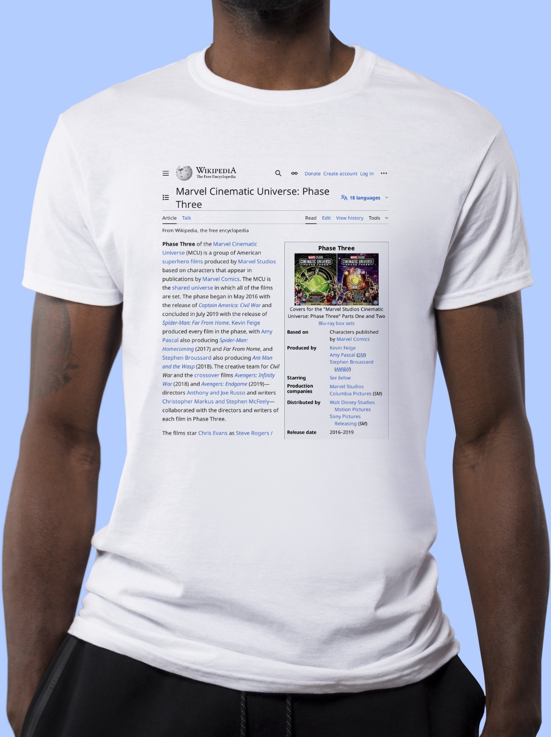 Marvel_Cinematic_Universe:_Phase_Three Wikipedia Shirt