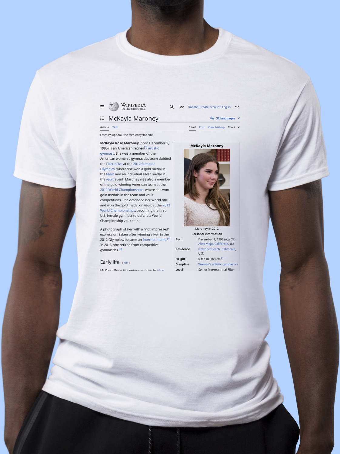 McKayla_Maroney Wikipedia Shirt